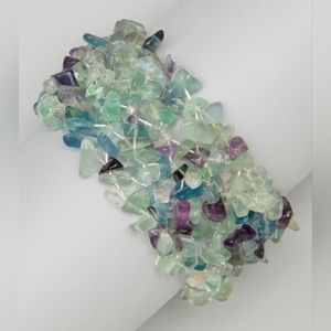 Green Fluorite Stretch Bracelet